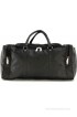 Mboss Faux leather Unisex Black Single Dotted Small Travel Bag - Medium(Black)